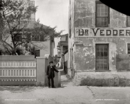 St. Augustine, Florida, circa 1894. Treasury Street
